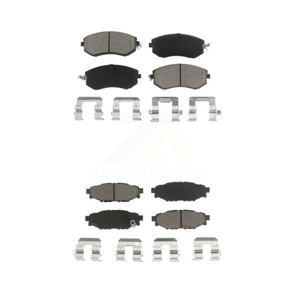 Ceramic Brake Pads Front Rear Kit For Subaru Forester Impreza XV Crosstrek Scion
