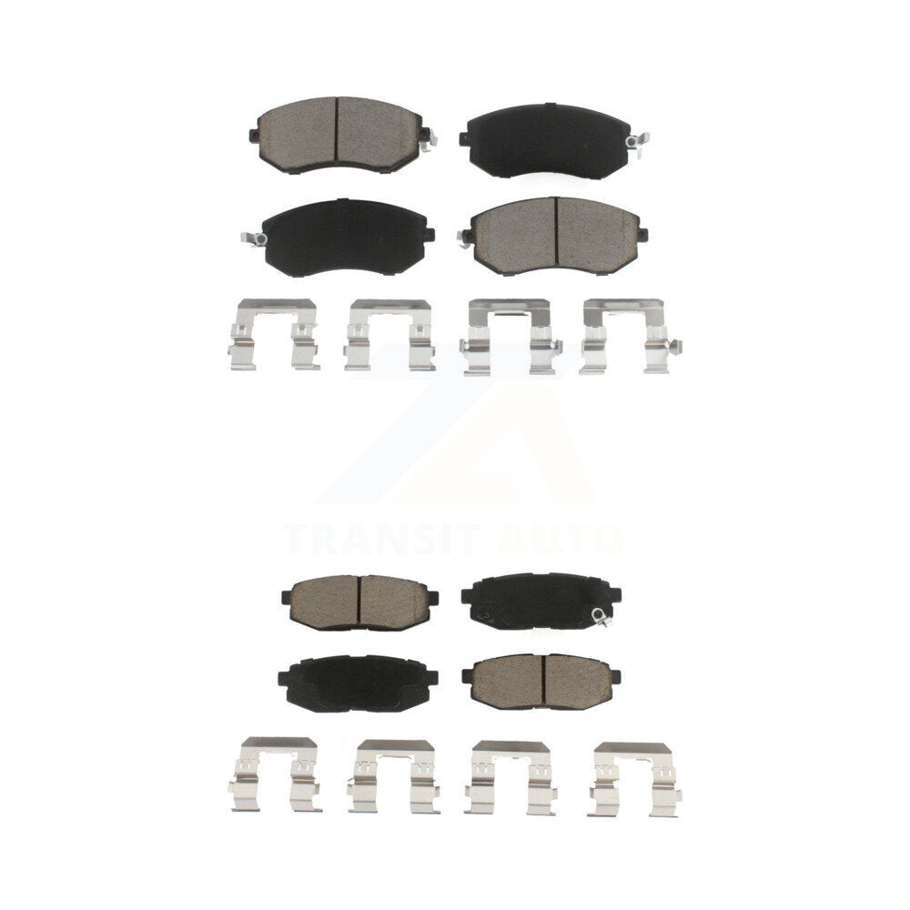 Ceramic Brake Pads Front Rear Kit For Subaru BRZ Scion FR-S Toyota 86 GR86