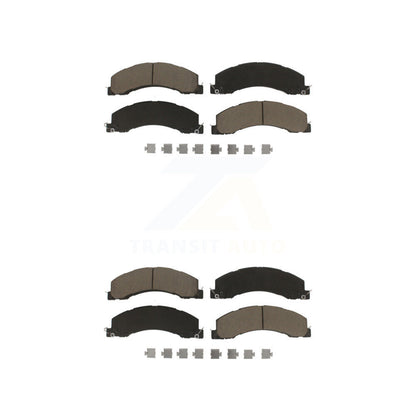 Ceramic Brake Pads Front Rear Kit For Ram Dodge Sterling Truck 4500 5500 Bullet