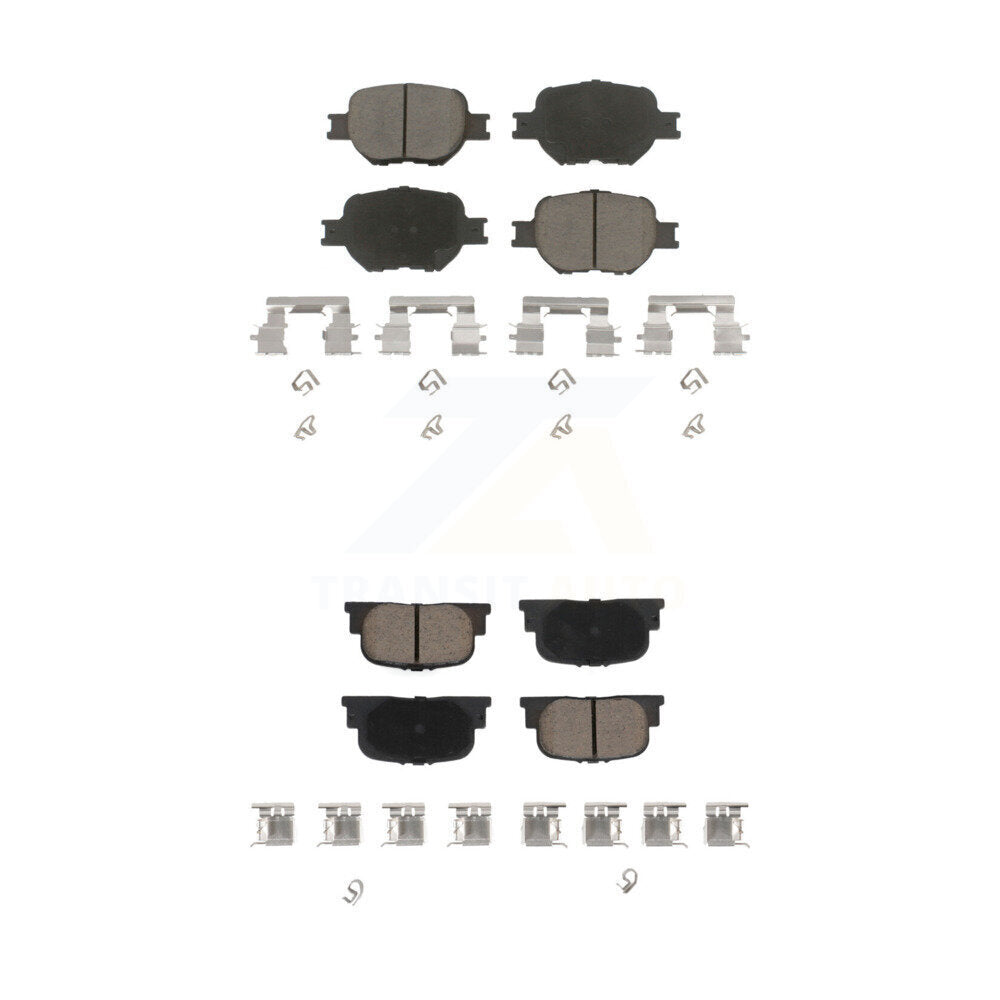 Ceramic Brake Pads Front Rear Kit For 2005-2010 Scion tC