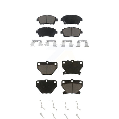 Ceramic Brake Pads Front Rear Kit For 2000 Toyota Celica GT