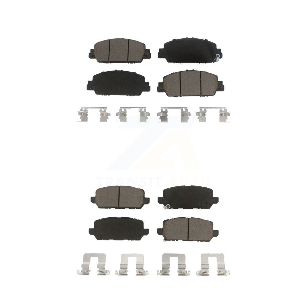 Ceramic Brake Pads Front Rear Kit For 2016-2022 Honda HR-V
