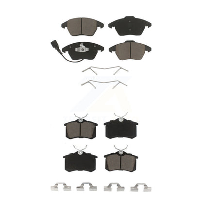 Ceramic Brake Pads Front Rear Kit For Volkswagen Jetta Beetle Audi A3
