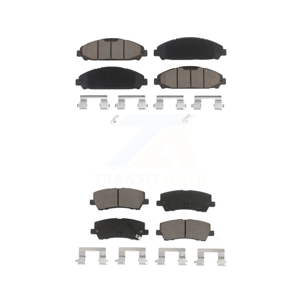 Ceramic Brake Pads Front Rear Kit For Ford Mustang V6 with 3.7L