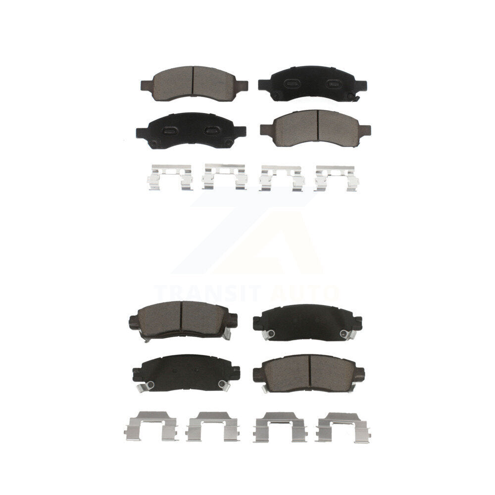 Ceramic Brake Pad Front Rear Kit For GMC Acadia Buick Enclave Chevrolet Traverse