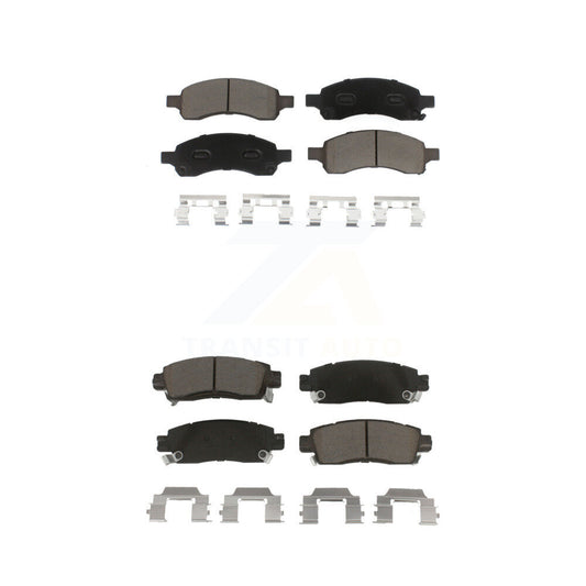 Ceramic Brake Pad Front Rear Kit For GMC Acadia Buick Enclave Chevrolet Traverse