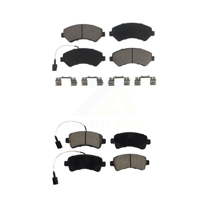 Ceramic Brake Pads Front Rear Kit For 2014-2020 Ram ProMaster 2500 3500 1500