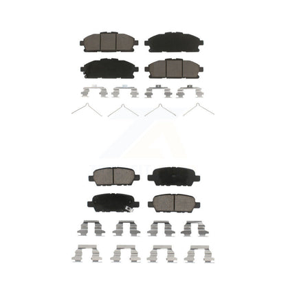 Ceramic Brake Pads Front Rear Kit For 2011-2017 Nissan Quest