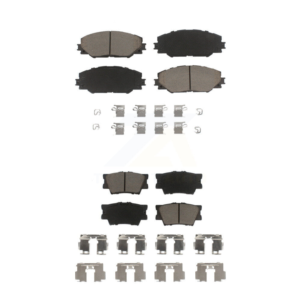 Ceramic Brake Pads Front Rear Kit For Toyota RAV4 Matrix Pontiac Vibe
