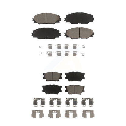 Ceramic Brake Pads Front Rear Kit For Toyota RAV4 Matrix Pontiac Vibe