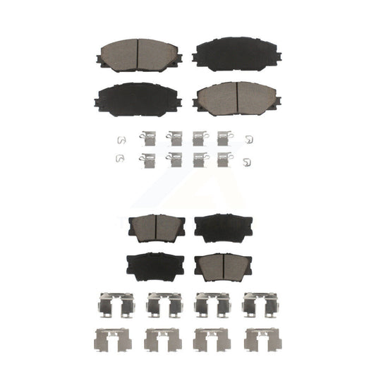 Ceramic Brake Pads Front Rear Kit For Toyota RAV4 Matrix Pontiac Vibe