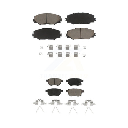 Ceramic Brake Pad Front Rear Kit For Toyota Matrix Pontiac Vibe Scion Corolla iM