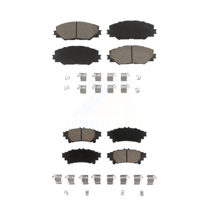 Ceramic Brake Pads Front Rear Kit For 2016-2020 Toyota Mirai