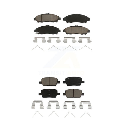Ceramic Brake Pads Front Rear Kit For Chevrolet Cadillac XT5 Traverse GMC Acadia