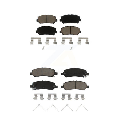 Ceramic Brake Pads Front Rear Kit For 2013-2016 Dodge Dart