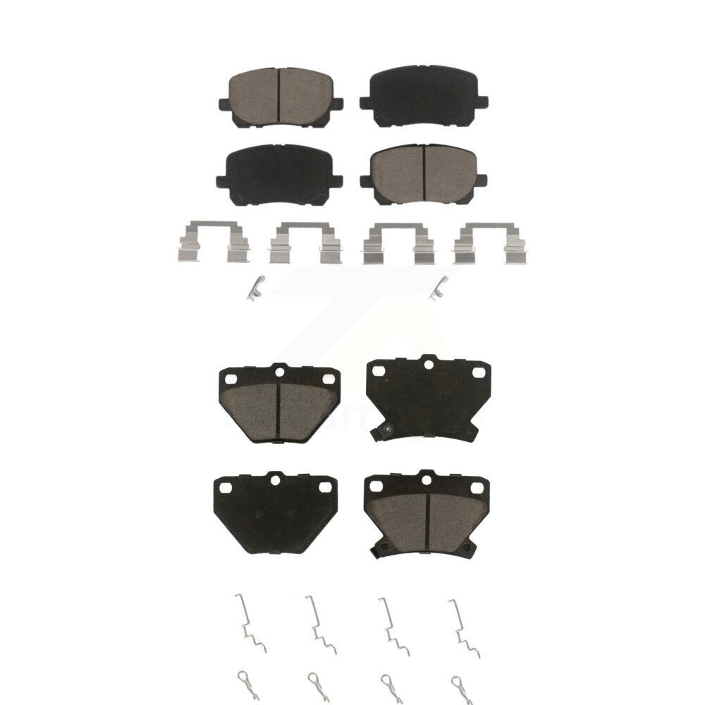 Ceramic Brake Pads Front Rear Kit For Toyota Corolla Matrix Pontiac Vibe