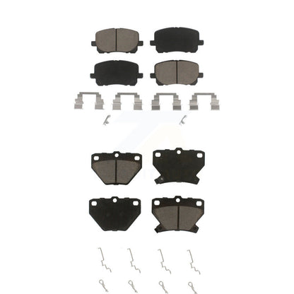 Ceramic Brake Pads Front Rear Kit For Toyota Corolla Matrix Pontiac Vibe