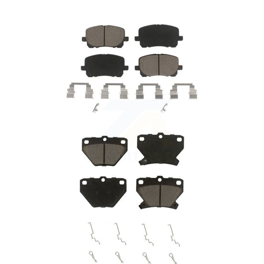 Ceramic Brake Pads Front Rear Kit For Toyota Corolla Matrix Pontiac Vibe