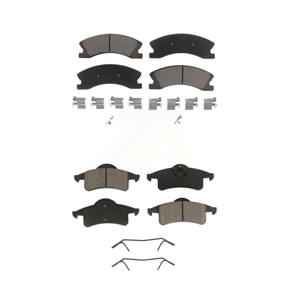 Ceramic Brake Pads Front Rear Kit For Jeep Grand Cherokee