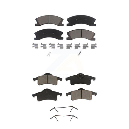 Ceramic Brake Pads Front Rear Kit For Jeep Grand Cherokee
