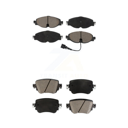 Ceramic Brake Pads Front Rear Kit For Volkswagen Golf SportWagen GTI Alltrack