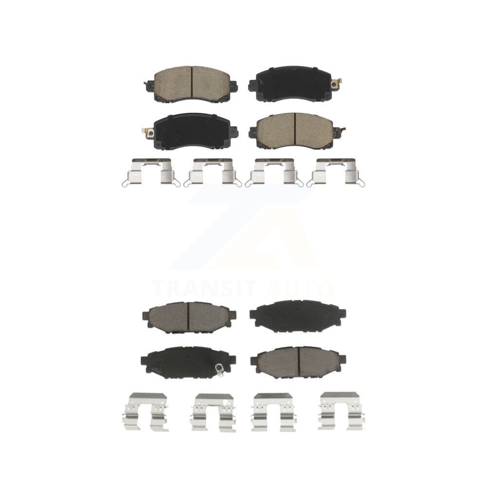 Ceramic Brake Pads Front Rear Kit For Subaru Crosstrek Impreza