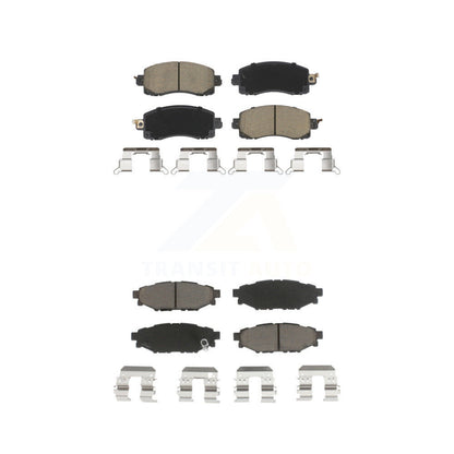 Ceramic Brake Pads Front Rear Kit For Subaru Crosstrek Impreza