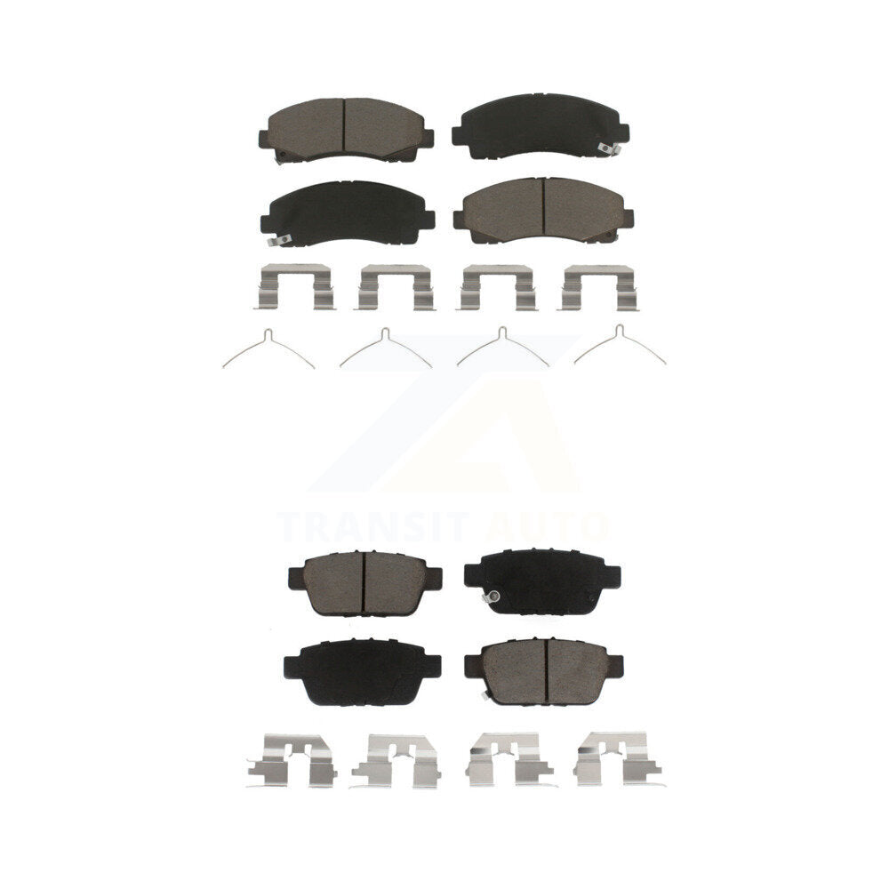 Ceramic Brake Pads Front Rear Kit For Honda Ridgeline Acura TL