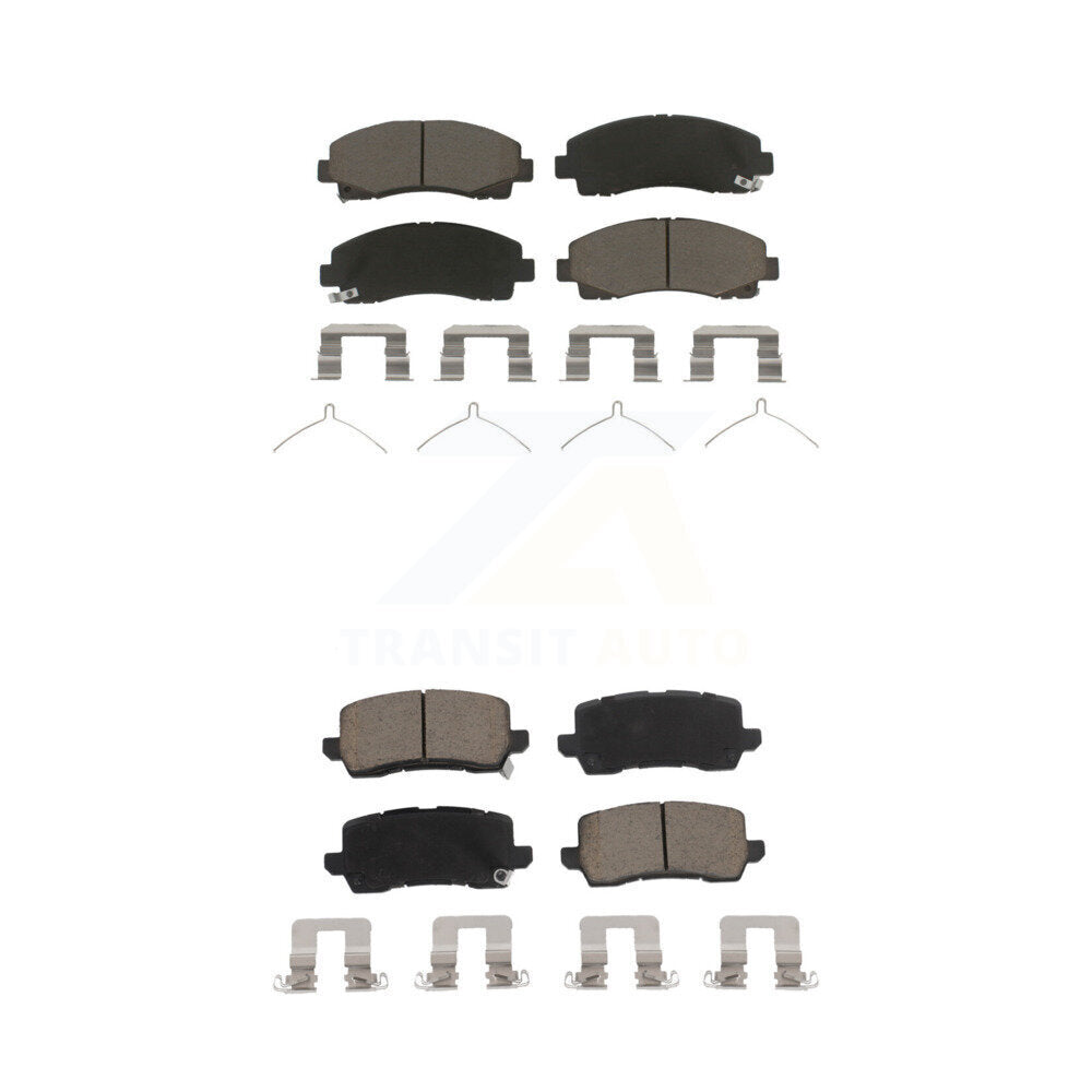 Ceramic Brake Pads Front Rear Kit For 2015-2020 Acura TLX