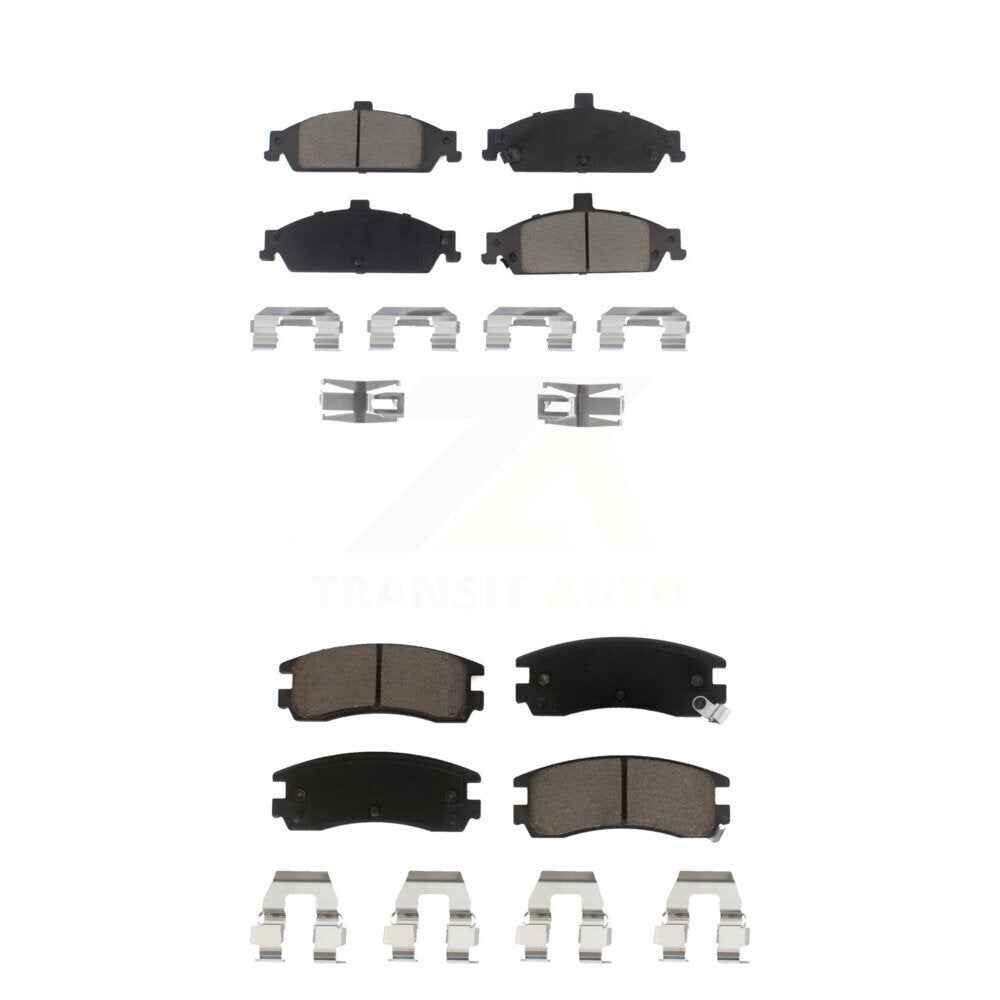 Ceramic Brake Pads Front Rear Kit For Pontiac Grand Am Oldsmobile Alero Cutlass