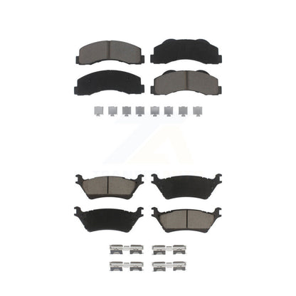 Ceramic Brake Pads Front Rear Kit For Ford F-150