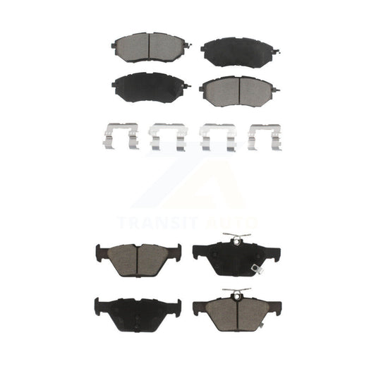 Ceramic Brake Pads Front Rear Kit For Subaru Outback WRX Legacy