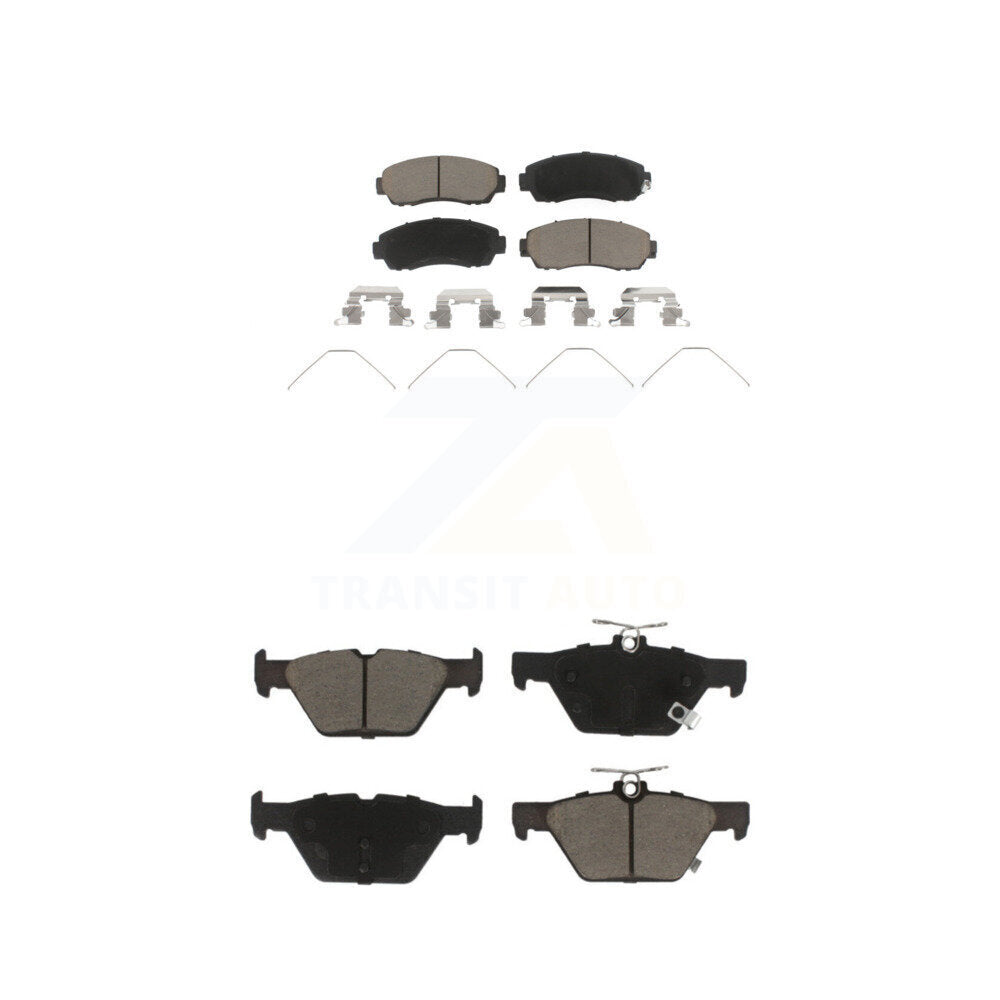 Ceramic Brake Pads Front Rear Kit For 2016-2019 Subaru Legacy 2.5L