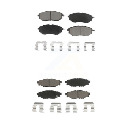Ceramic Brake Pads Front Rear Kit For Subaru WRX