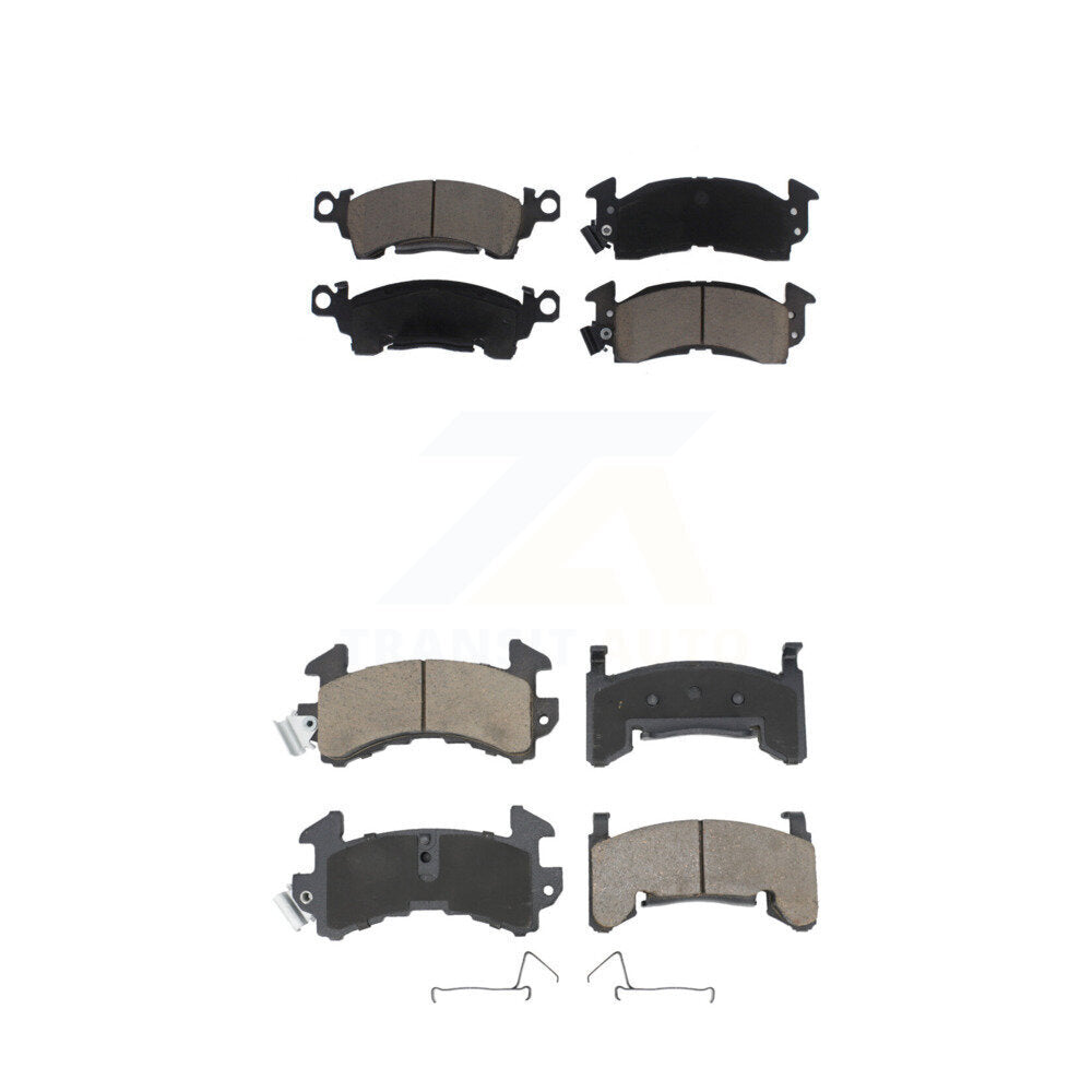 Ceramic Brake Pad Front Rear Kit For Pontiac Firebird Cadillac DeVille Fleetwood