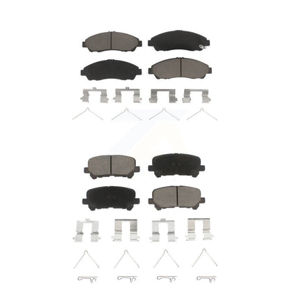 Ceramic Brake Pads Front Rear Kit For Honda Pilot Acura MDX ZDX