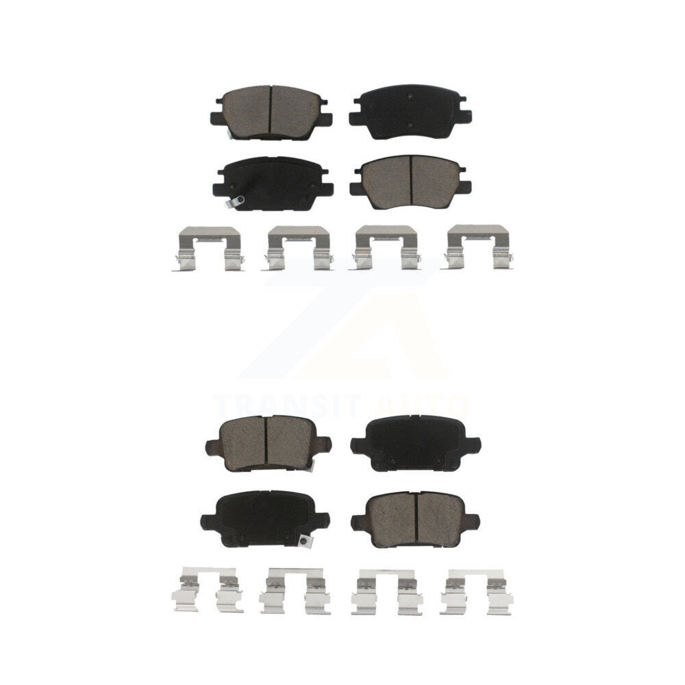 Ceramic Brake Pads Front Rear Kit For Chevrolet Cruze Bolt EV Volt EUV