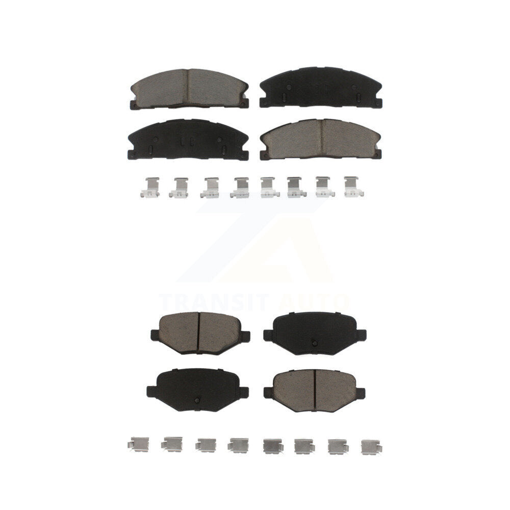 Ceramic Brake Pads Front Rear Kit For Ford Explorer Police Interceptor Utility