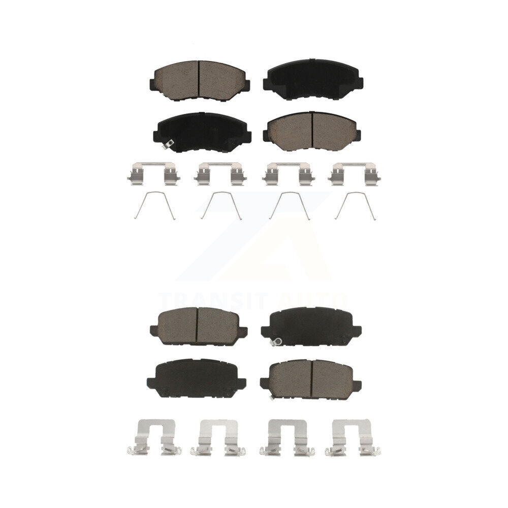 Ceramic Brake Pads Front Rear Kit For 2016 Honda CR-Z