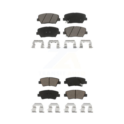 Ceramic Brake Pads Front Rear Kit For 2012-2017 Hyundai Azera