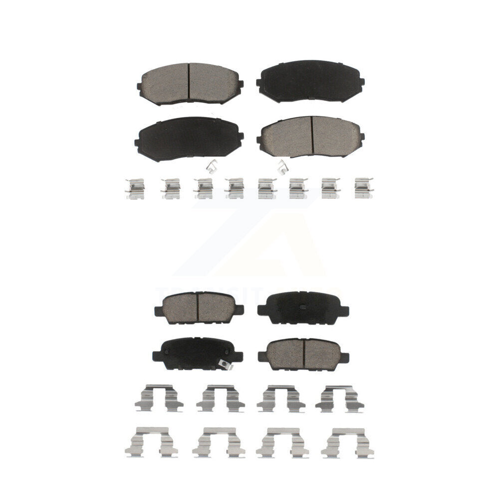 Ceramic Brake Pads Front Rear Kit For 2007-2013 Suzuki Grand Vitara