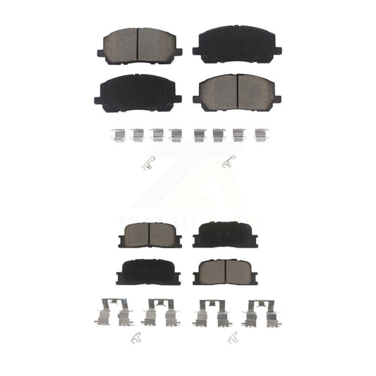 Ceramic Brake Pads Front Rear Kit For 2001-2003 Toyota Highlander