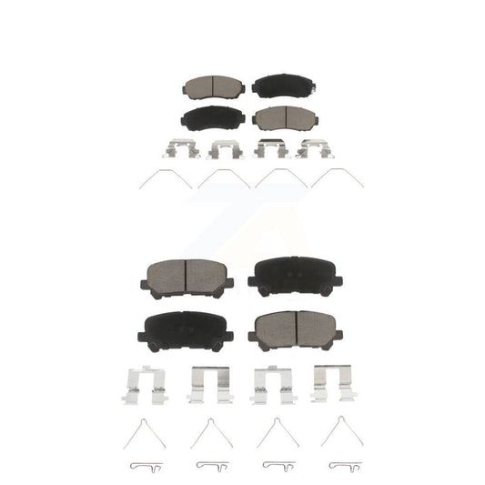Ceramic Brake Pads Front Rear Kit For 2011-2017 Honda Odyssey