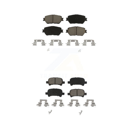 Ceramic Brake Pads Front Rear Kit For Toyota Camry Vehicles Manufactured In USA