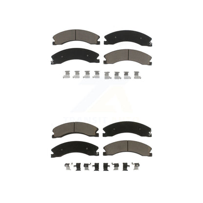 Ceramic Brake Pads Front Rear Kit For Nissan NV2500 TITAN XD NV3500 NV1500