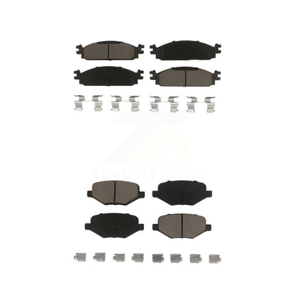 Ceramic Brake Pads Front Rear Kit For 2009-2010 Lincoln MKS