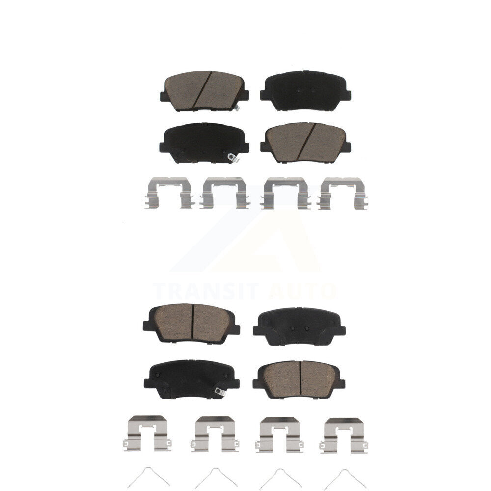 Ceramic Brake Pads Front Rear Kit For Kia Sorento Hyundai Santa Fe Sport