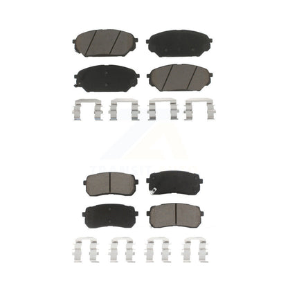 Ceramic Brake Pads Front Rear Kit For 2007-2012 Hyundai Veracruz