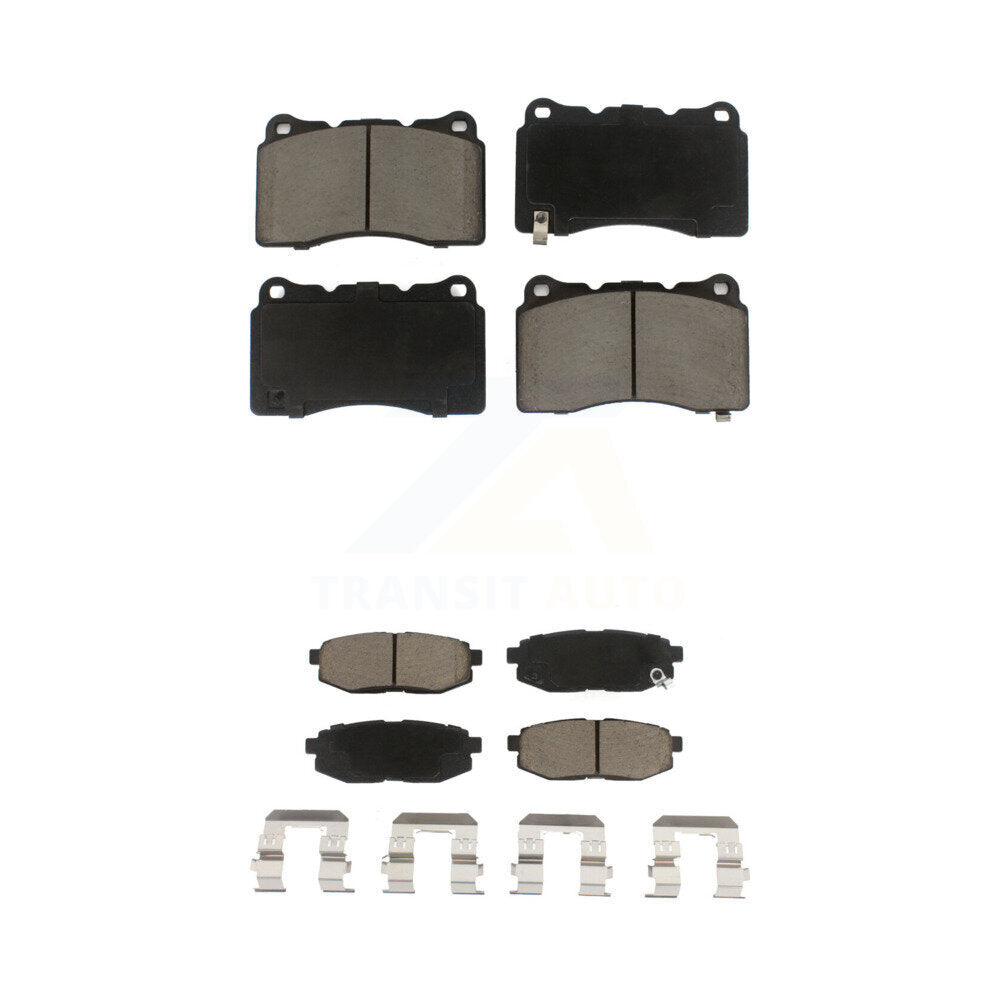 Ceramic Brake Pads Front Rear Kit For 2017 Subaru BRZ Base With Brembo Brakes