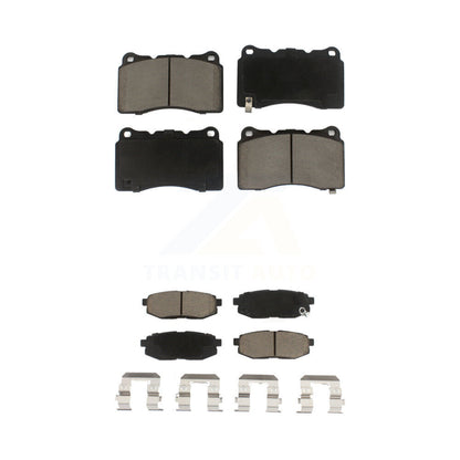 Ceramic Brake Pads Front Rear Kit For 2017 Subaru BRZ Base With Brembo Brakes